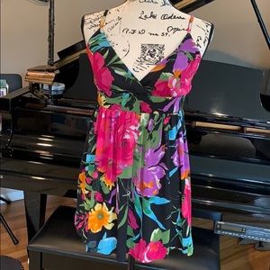 MALLAU floral print design, spaghetti strap, adjustable- Small